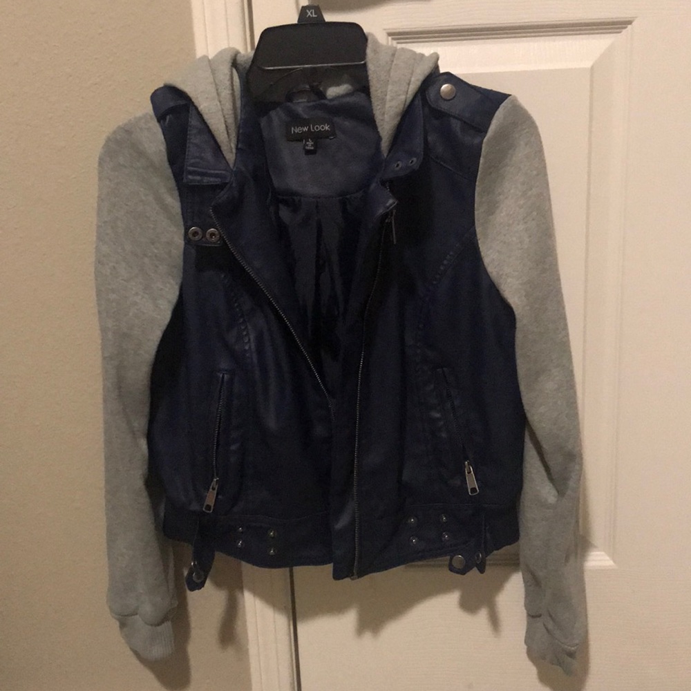 Faux leather jacket